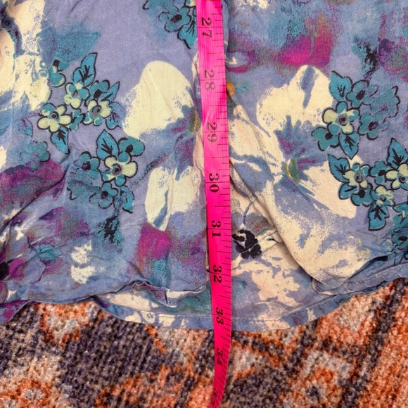 Free People Freddy Tie Floral Mini Dress size Large - Picture 13 of 15